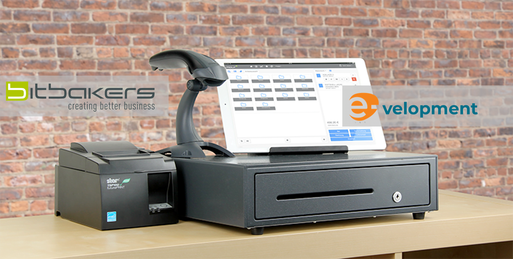 Kooperation bitbakers und e-velopment